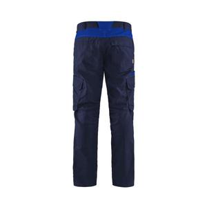 BLAKLADER - 144418328985D88 Pantalones industriales elásticos Azul marino/Azul aciano-PANTALÓN DE TRABAJO EAN 7330509756621 - Product Image 2