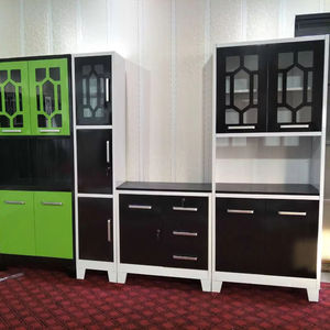 Meuble de cuisine moderne armoire de rangement <span class=keywords><strong>en</strong></span> <span class=keywords><strong>métal</strong></span> armoire de cuisine escritère chiffonier <span class=keywords><strong>en</strong></span> acier - Product Image 1