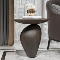 Pierre Fortune Wabi-Sabi Style Table d'appoint Creative Light Luxe Salon Art Durable Café ou Canapé Coin Table Ornement