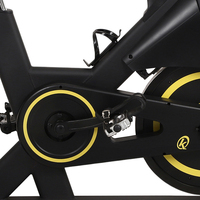 Vélo de spinning professionnel d'intérieur avec résistance à friction réglable, équipement d'exercice pour l'entraînement à domicile