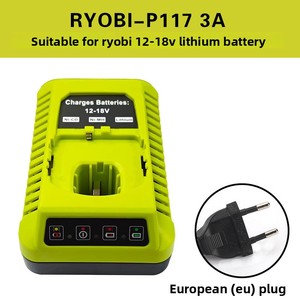 <span class=keywords><strong>Chargeur</strong></span> <span class=keywords><strong>de</strong></span> <span class=keywords><strong>batterie</strong></span> lithium-ion <span class=keywords><strong>18V</strong></span> 3A pour P117/P107/P108 avec éclairage LED et entrée 100-240V - Product Image 5