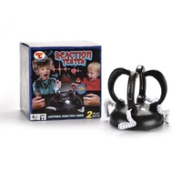 85123 Mini Jeu de table de réaction à choc électrique, Console de jeu de choc, Jeu de roulette à choc amusant, Détecteur de mensonges pour jeux de fête