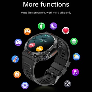 Montre connectée SENBONO K56PRO pour hommes, grand écran, appels Bluetooth, étanche, moniteur de fréquence cardiaque, mode sport, montre connectée de sport pour l'extérieur - Product Image 5