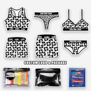 Celana Dalam Pria & Wanita Plus Size dengan Logo Custom, Cetak Sublimasi, Set Bra Wanita, Lingerie Poliester, Celana Dalam Pria & Boxer - Product Image 2