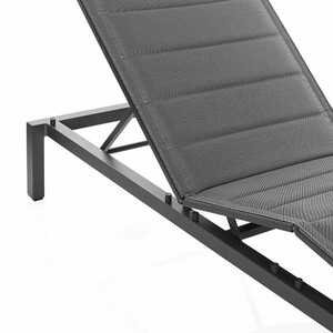 Exclusivos Tumbonas Plegables de Aluminio Negro para Patio con Diseño Aerodinámico - Product Image 5