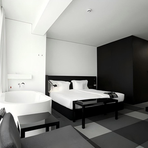 Ensemble de meubles de chambre d'hôtel 3 à 5 étoiles, style moderne et personnalisé, lit en bois massif de luxe et table de chevet pour chambre d'hôtel de style boutique ou resort. - Product Image 4