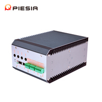 Fanless Mini PC Din Rail Intel Core Ultra 5 125U 125H Ultra 7 155H 13th 12th Gen Core I7 I5 2LAN 5COM Embedded Industrial PC