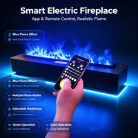 Cheminée électrique moderne à atomisation 3D, vapeur d'eau, atomisation 3D, humidificateur électrique à vapeur