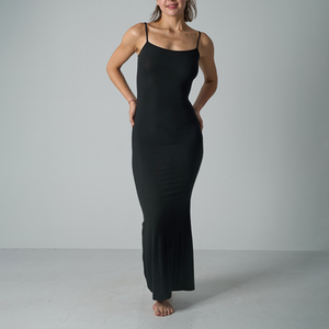 Đầm maxi ôm sát gợi cảm không tay SK1229 dành cho nữ, dây đeo vai có thể điều chỉnh, chất liệu gân, kiểu dáng dài, dáng nhỏ nhắn. - Product Image 3