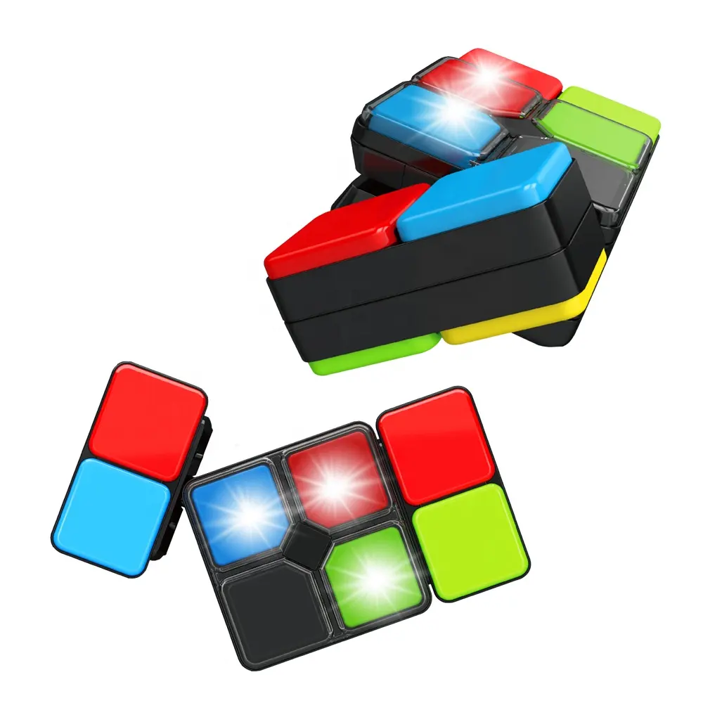 4 in 1 electronic memory spinning toy fidget stress game changeable colors unlimited cube puzzle toys Christmas gifts for kids