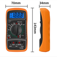 Diskon Multitester XL-830L Digital, Multimeter listrik AC/DC Mastech dengan lampu latar