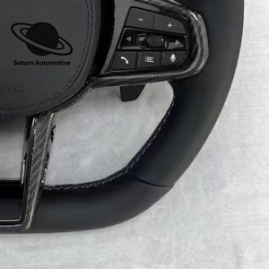 Volants personnalisés en cuir et fibre de carbone pour BMW M3 M4 M5 X3 G05 G20 G30 G06 G07 G80 F06 F15 F20 F30 F36 F40 F80 G80 G82 - Product Image 5
