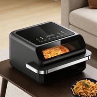 Nouveau Four Friteuse à Air Chaud Sans Fumée 7L 2026, Machine à Pizza 10 Pouces, Friteuse Électrique Intelligente Numérique pour Usage Domestique et Commercial, Cuisson et Grillade