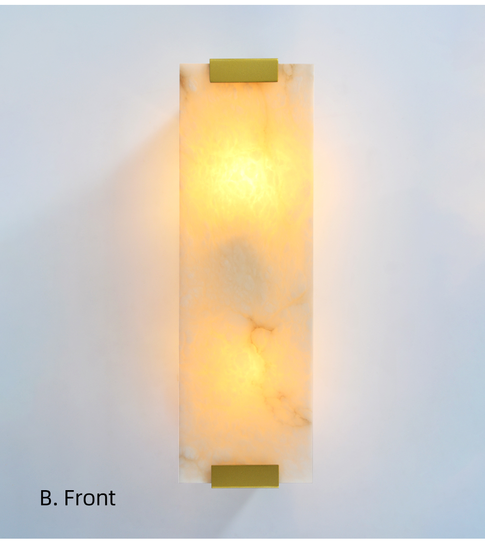Wall Lamp Zhongshan Factory Supplier zerouno modern style living Room natural marble Light Body China