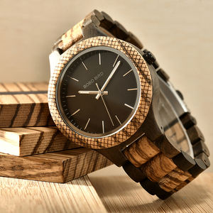 Quickshipment BOBO kuş Modish erkek kol saati özel Logo antika saat moda ve sportif OEM izle - Product Image 5