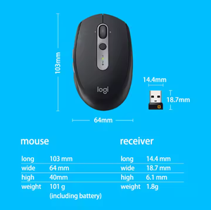 M590 <b>Mouse</b> <b>Wireless</b> Office Mute White with 2.4g M590 M590 - Product Image 4