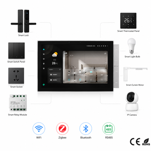 Panneau de contrôle intelligent visuel PoE multi-protocoles de 10 pouces pour les projets <span class=keywords><strong>IoT</strong></span> commerciaux et l'intégration de la chaîne d'approvisionnement - Product Image 1