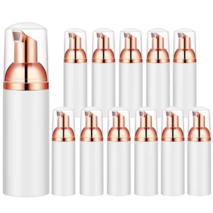 Distributeurs de mousse rose sans air - Flacons en plastique PET vides de 30 ml/50 ml sans fuite pour les produits de soin de la peau, les nettoyants pour les cils et le visage - Product Image 4