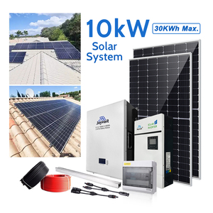 โซลูชันการจัดเก็บพลังงานแสงอาทิตย์ 10KW IP65 แบตเตอรี่ติดผนัง CAN 48V ระบบไฮบริดความถี่สูงแบบแยกเฟส - Product Image 1