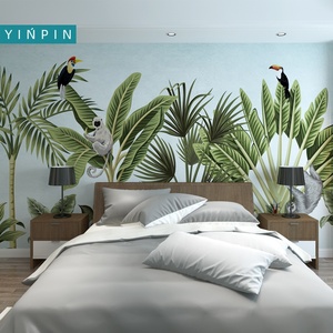 Sud-est asiatico foresta pluviale <span class=keywords><strong>tropicale</strong></span> disegni <span class=keywords><strong>carta</strong></span> da <span class=keywords><strong>parati</strong></span> personalizzata murale 3D per la decorazione domestica - Product Image 2