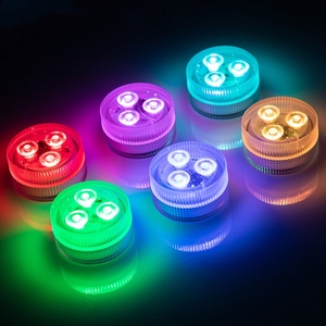 스마트 방수 Led 수영장 조명 미니 크기 원격 제어 원형 잠수정 수중 LED 어항 수영장 빛 - Product Image 5