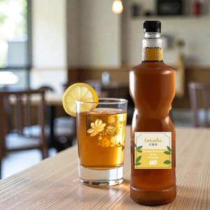 Jarabe de té de burbujas con sabor a té verde jazmín, certificado ISO 2000, de preparación rápida, para adorno de helados. - Product Image 1