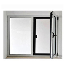 Aislamiento de calor térmico doble romper ventana abatible de aluminio ventanas de aluminio para la comunidad - Product Image 2
