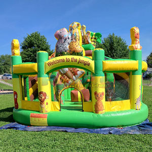Ticari sıçrama ev açık yürümeye başlayan şişme oyun parkı şatosu combo fedai çocuklar hava slayt ile - Product Image 6