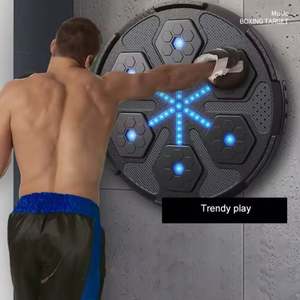 Cible murale de boxe numérique intelligente Cible de boxe de musique Bluetooth intelligente Cible de boxe de poinçonnage de boxe murale - Product Image 3