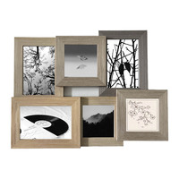 Bingkai Foto MDF DIY Grosir Cetak UV Ramah Lingkungan Ukuran Kustom 4x6" 5x7" 6x8" 8x10" Set Terlaris Gantung Dinding Kreatif