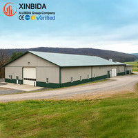 Kits de hangars préfabriqués personnalisés, structure en acier, entrepôt, hangar agricole, atelier préfabriqué, bâtiment métallique