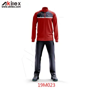 2020 personnalisé hommes survêtements conception populaire Offre Spéciale sport équipe formation 1/4 fermeture éclair survêtement haut client haut survêtement - Product Image 1
