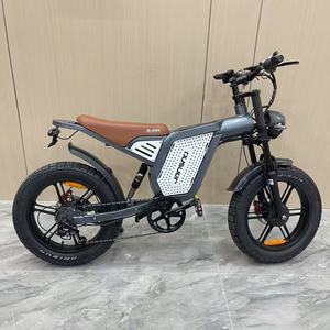 จักรยานไฟฟ้า JANSNO X60 ขนาด 20*4.0 นิ้ว มอเตอร์คู่ 750/250 วัตต์ ความเร็ว 25 กม./ชม. 48 โวลต์ 23 แอมป์ชั่วโมง ระยะทาง 120 กม. พร้อมเกียร์ 7 สปีด จักรยานไฟฟ้าแบบภูเขา - Product Image 1