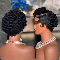 Perruques en cheveux humains blond 613 coupe pixie courte, bob ondulé lâche, perruques bob courtes brun chocolat 13x4 avec dentelle transparente pré-épilée