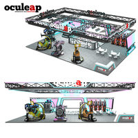 Parc à thème VR, jeux d'arcade en réalité virtuelle 3D, simulateur de jeux 5D, parc d'attractions en plein air, machine de jeu 12D, aire de jeux intérieure pour enfants
