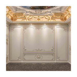 Design moderne européen élégant polyuréthane placage décoratif accessoires <span class=keywords><strong>mur</strong></span> fleur ornements panneau pour trou Villa - Product Image 3