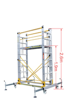 Mât télescopique vertical portable en aluminium, élévateur hydraulique à moteur diesel, table de 10 m, capacité de 300 kg, plateforme antidérapante, idéal pour hôtels et centres commerciaux