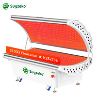 Lit de thérapie par la lumière rouge Suyzeko 510K homologué, à 5000 Hz, à infrarouge proche, pour la photobiomodulation, la récupération physique et la relaxation