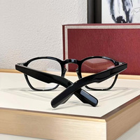 Lunettes de haute qualité avec monture noire, monture de lunettes de luxe tendance, taille 44-25-145