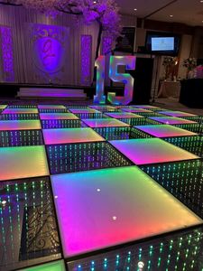 Projecteurs de piste de <span class=keywords><strong>danse</strong></span> LED blancs et chauds piste de <span class=keywords><strong>danse</strong></span> de mariage magnétique 3D pour hôtels en vente - Product Image 3