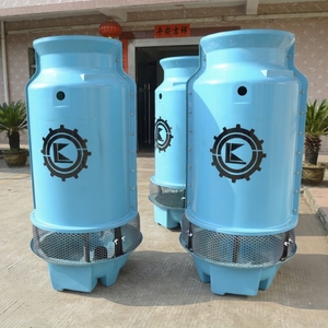 Torre de Enfriamiento Redonda de Flujo Cruzado de FRP de 10T, de Alta Calidad y Bajo Ruido, para Enfriador de Agua, Precio de Fábrica - Product Image 1