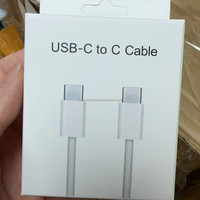 Cable de Datos USB C de 60W al por Mayor de Fábrica, Cable de Carga Rápida Tipo C a Tipo C para iPhone 15 16 Pro Max, Cable Cargador Xiaomi