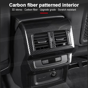 Accesorios de Tuning para <span class=keywords><strong>Audi</strong></span> <span class=keywords><strong>Q5</strong></span> SQ5 FY <span class=keywords><strong>Sportback</strong></span>: Molduras Interiores de Fibra de Carbono, Panel de Cambios, Consola Central, Cubierta de Reposabrazos - Product Image 5