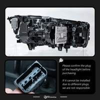 Phare avant AKD pour BMW Série 7 G12 2017-2020 730i 740i 745i G11 avec DRL, clignotant et projecteur de feux de route