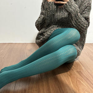 2025 haute qualité femme Compression tricoté <span class=keywords><strong>bas</strong></span> 70D épais dentelle <span class=keywords><strong>collants</strong></span> minceur <span class=keywords><strong>collants</strong></span> sans couture Opaque Offres Spéciales - Product Image 5