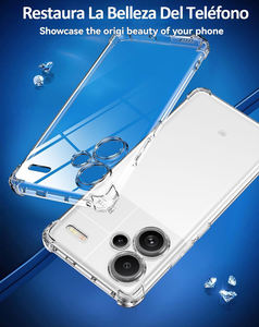 <span class=keywords><strong>Coque</strong></span> souple de luxe en <span class=keywords><strong>silicone</strong></span> TPU pour Xiaomi <span class=keywords><strong>Redmi</strong></span> <span class=keywords><strong>Note</strong></span> 13 12 11S 11T Pro Plus Pro + 12C 13C 4G 5G <span class=keywords><strong>coque</strong></span> mince transparente antichoc - Product Image 5