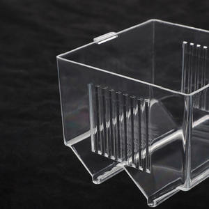 Duurzame Abs Acryl Drijvende <span class=keywords><strong>Aquarium</strong></span> Fokkerij Box Hoge Duurzame 5W Vierkante Rechthoek Vorm Voor Kwallen Guppy Fokken Leven - Product Image 5