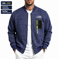 Blouson Bomber Homme Personnalisé avec Logo Brodé, Coupe Décontractée, Style Universitaire avec Poche Utilitaire, Manteau d'Automne pour l'Extérieur et le Streetwear – Direct Usine