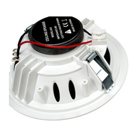 Système d'amplification audio haut de gamme avec enceintes de plafond murales passives de 6 pouces, Bluetooth et Wi-Fi pour sonorisation publique