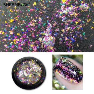 Sheenbow – vernis à ongles de qualité cosmétique, couleur argent changeante, vente en gros, pigment caméléon, multi-chrome, paillettes bleu chromé - Product Image 4